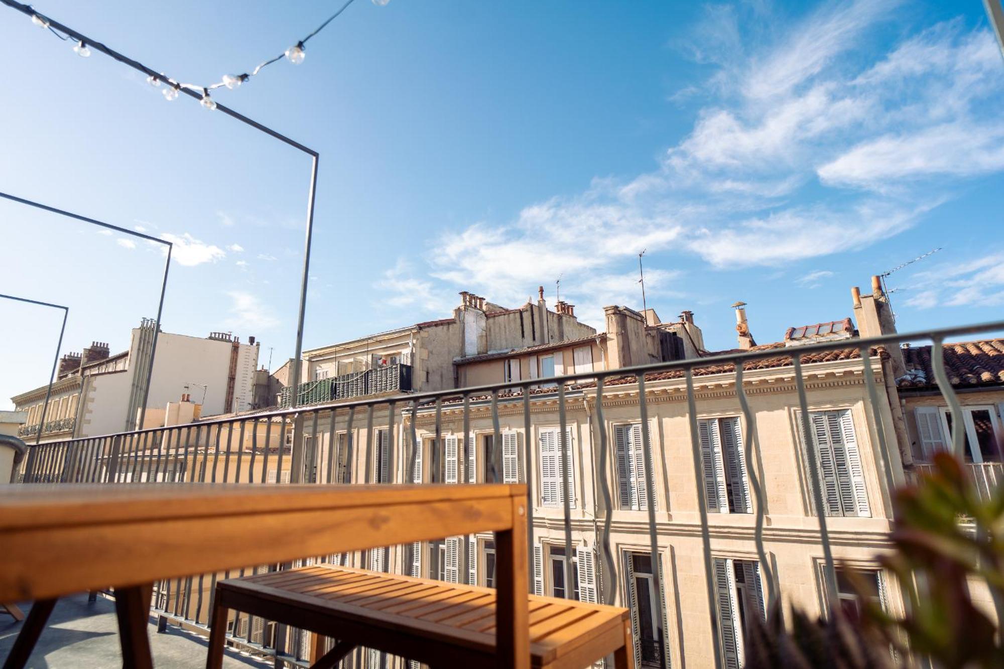 Terrasse - Hyper Centre - 2 Chambres - Parking Gratuit - Calme & Lumineux - Arrivee Autonome Марсель Экстерьер фото